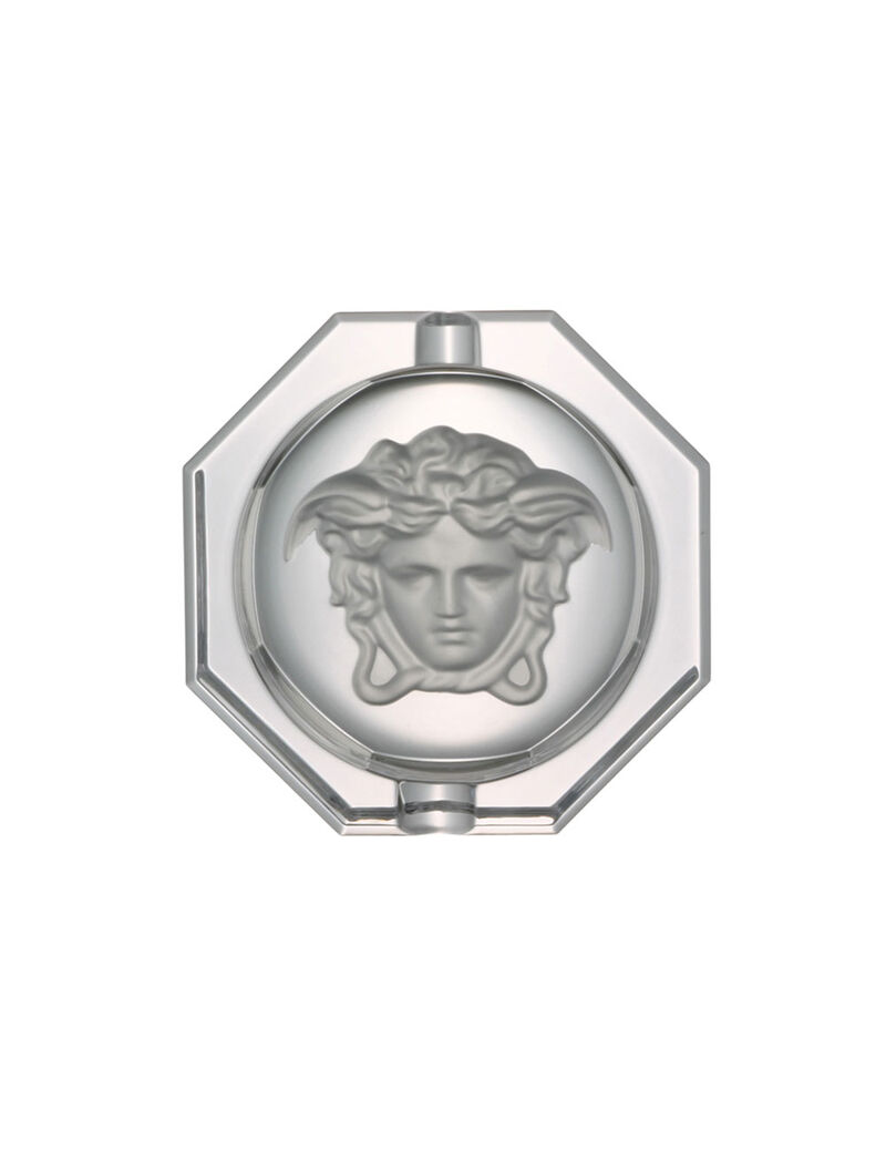 Rol Versace Medusa Lumiere Ashtray Clr 16cm Rol Versace Medusa Lumiere Ashtray Clr 16cm