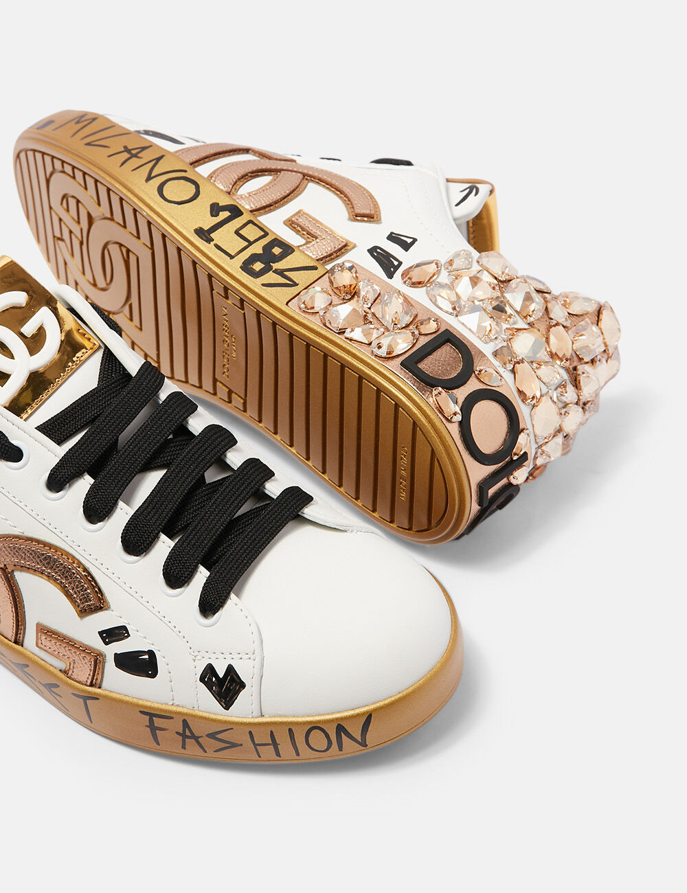 Printed Nappa Calfskin Portofino Sneakers Tryano BHR