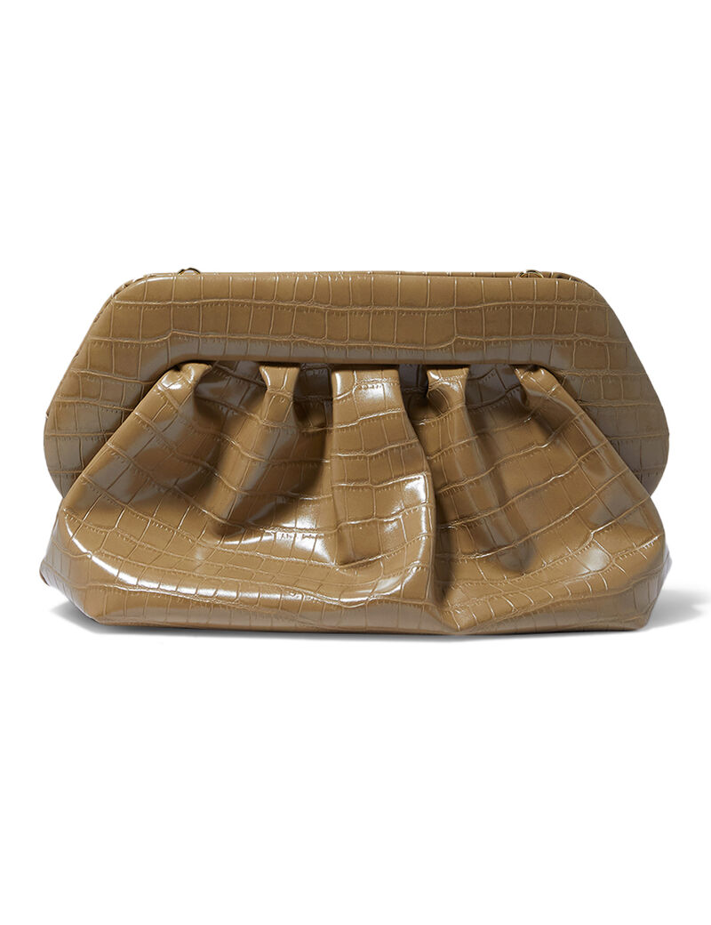 Bios Croc-Embossed Clutch Bag Bios Croc-Embossed Clutch Bag