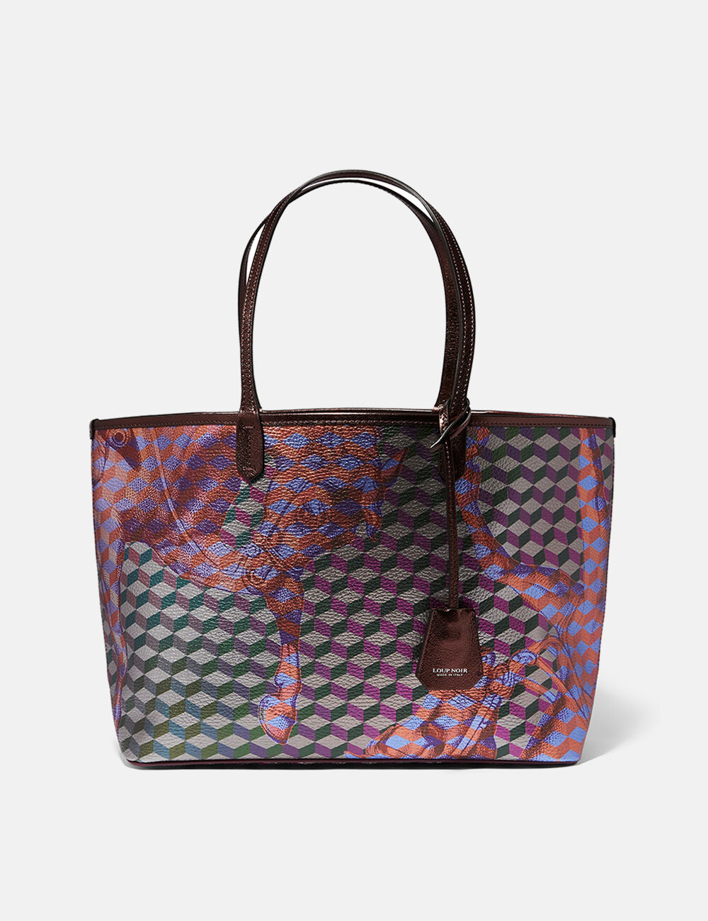 Loup noir shopper bag sizes deals