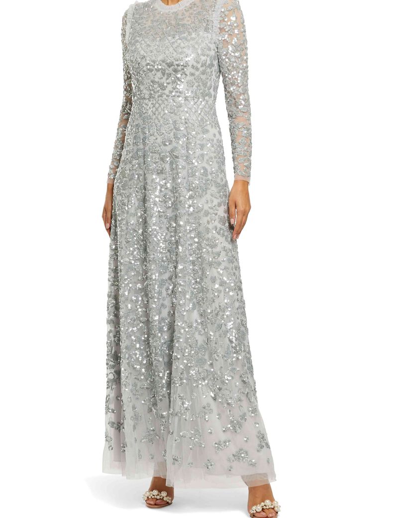 Buy Needle & Thread - Aurelia Long Sleeve Gown | Tryano.com