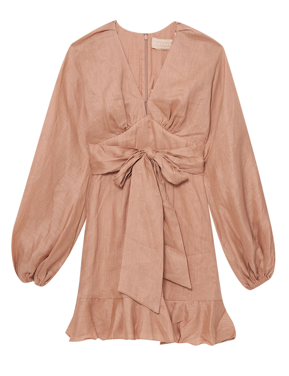 Tryano Shop Fallen Long Sleeve Mini Dress for 995.00 Free
