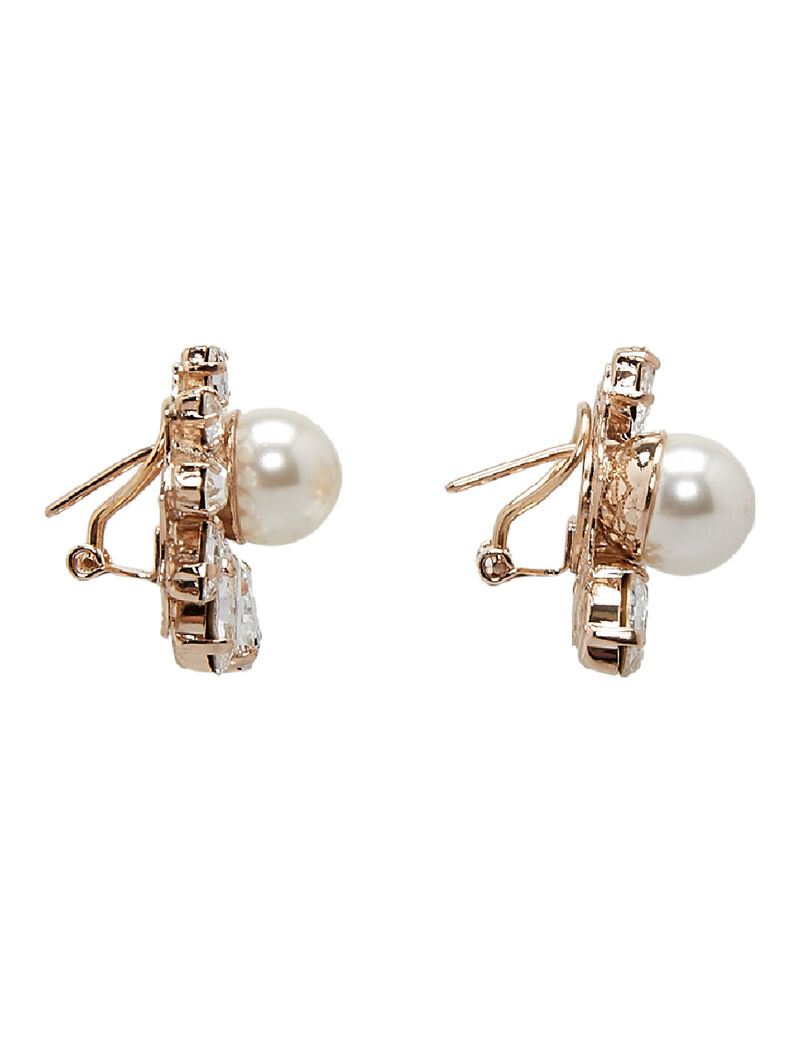 Crystal Pearl Earrings Crystal Pearl Earrings