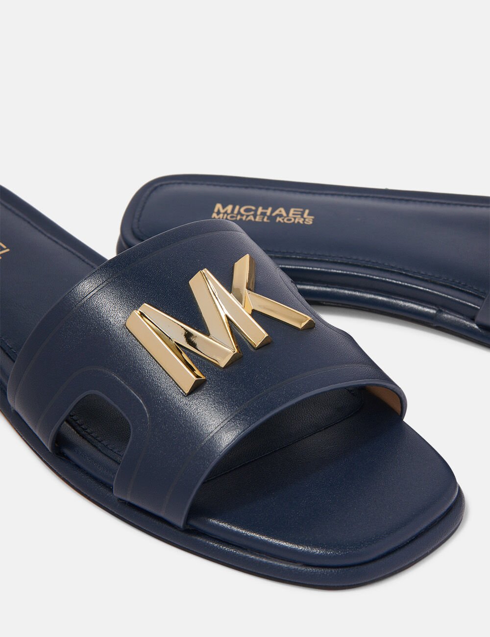 Michael kors embellished slides sale