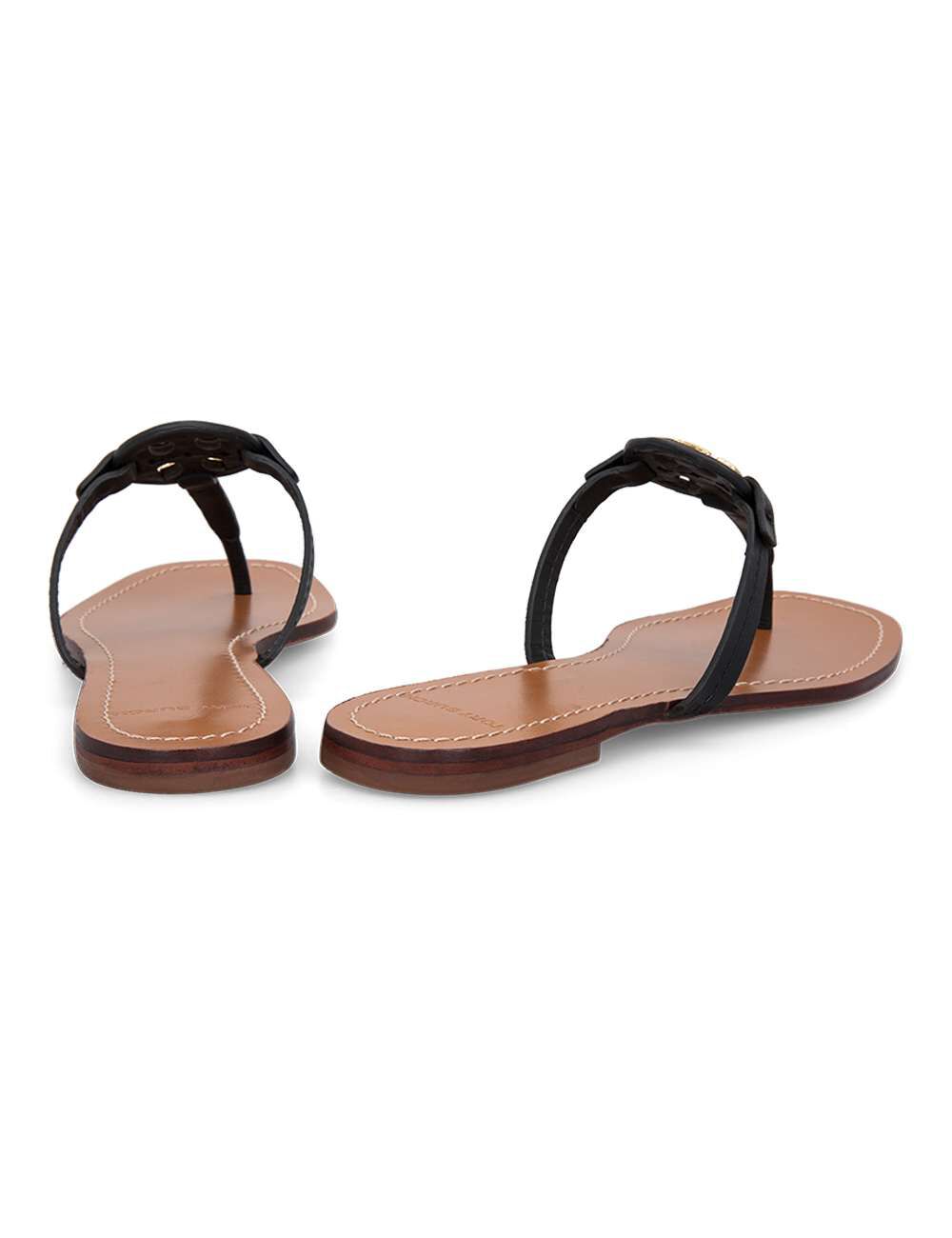 Mini miller leather thong sandal top