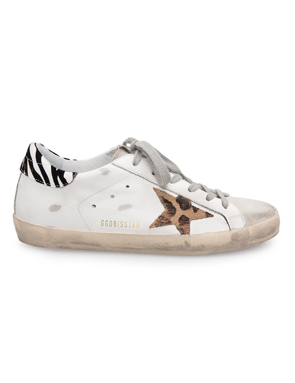 Golden goose superstar cheap contrast sneakers