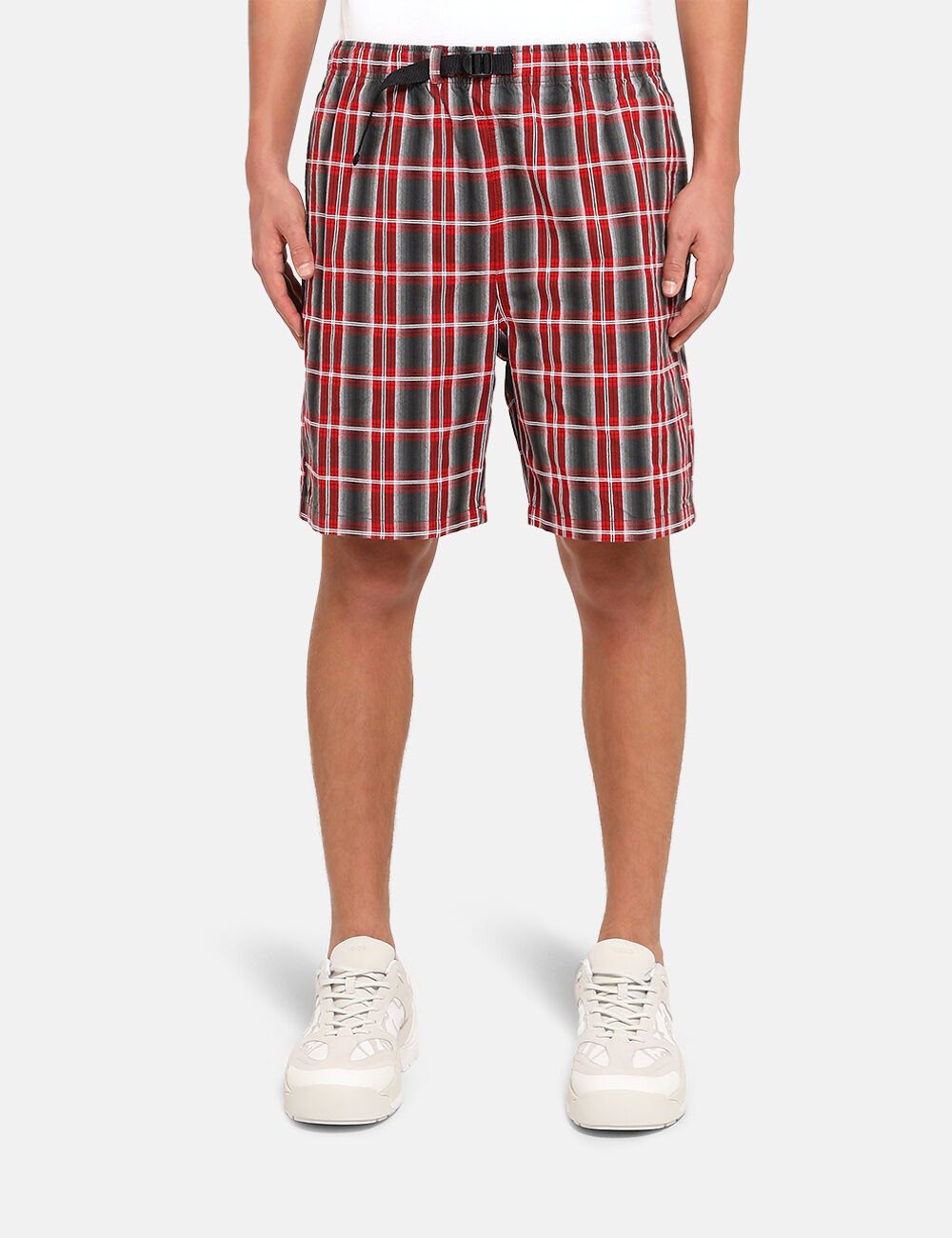 Shop Nepal Plaid Mountain Shorts from 