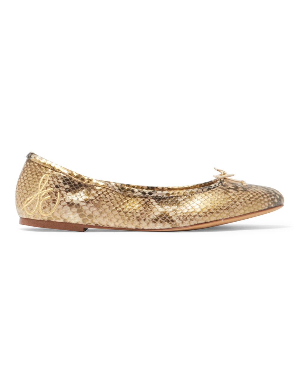 Tryano Shop Felicia Snake Print Ballerina for 560.00 Free