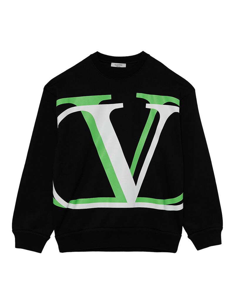 Full-Sleeves Logo Sweatshirt - Multi- Color Full-Sleeves Logo Sweatshirt - Multi- Color