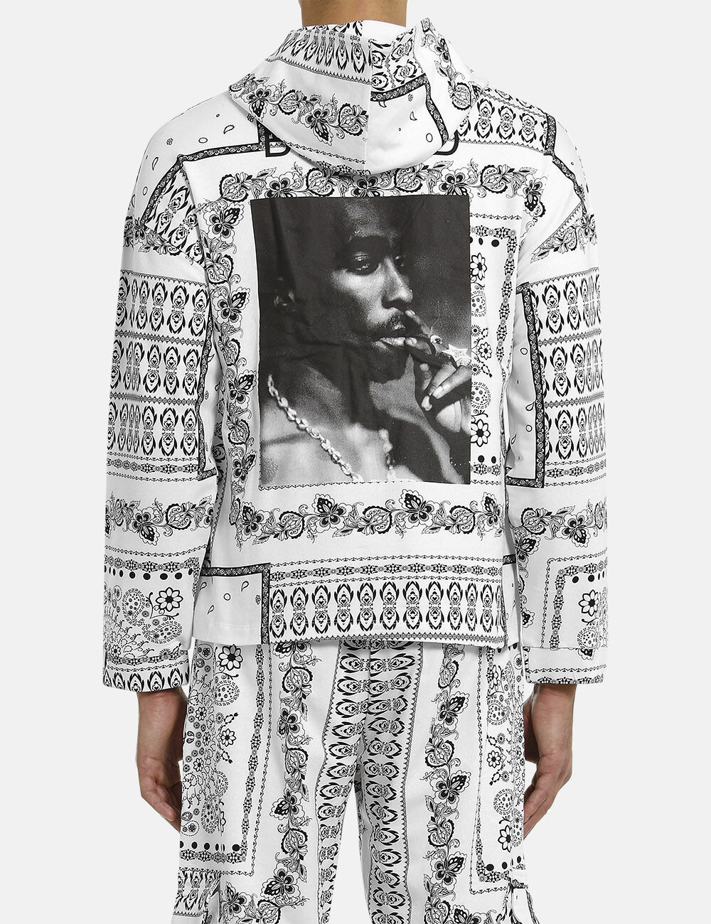 Bandana hoodie mens hot sale