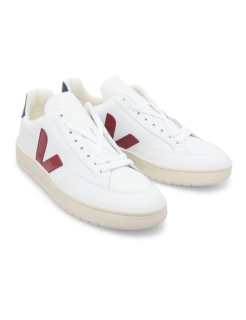 Buy Veja V 12 Leather Extra White Marsala Nautico Tryano Com