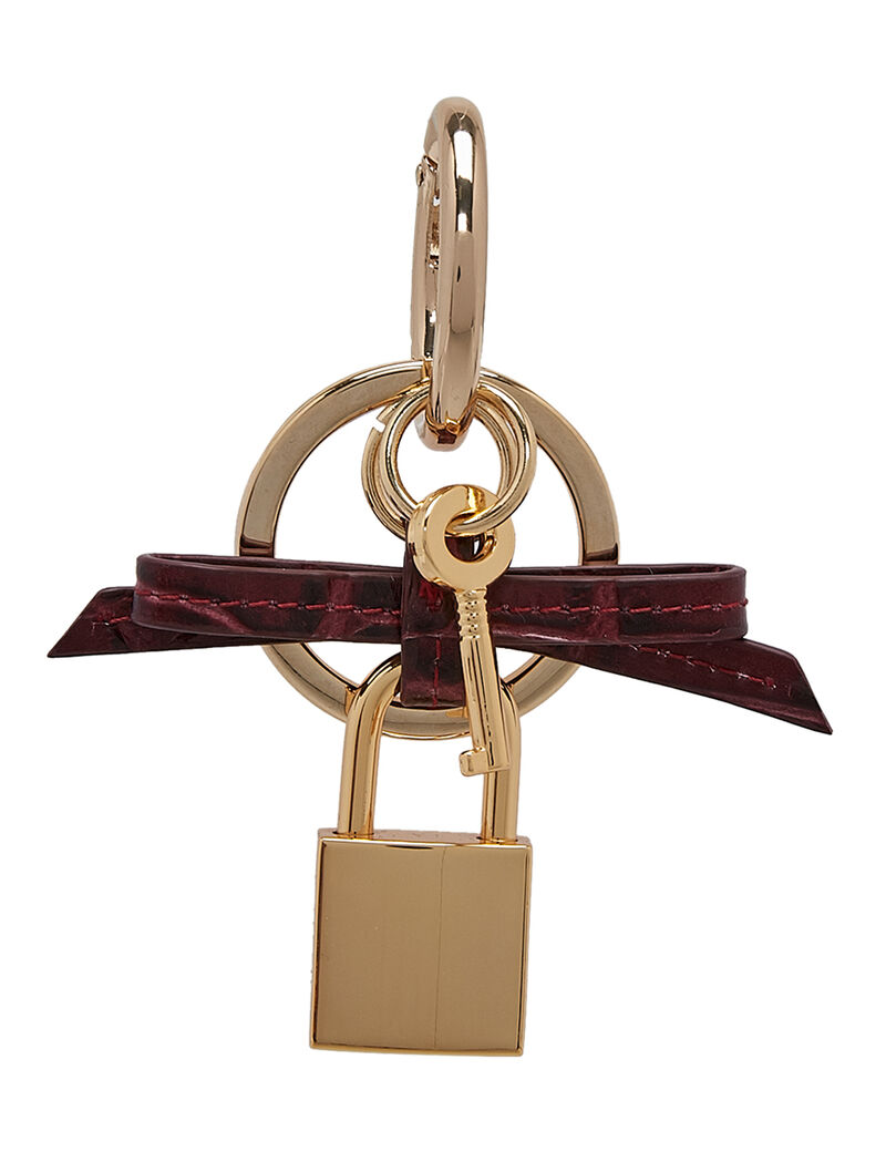 Bow Keyring With Padlock Bow Keyring With Padlock