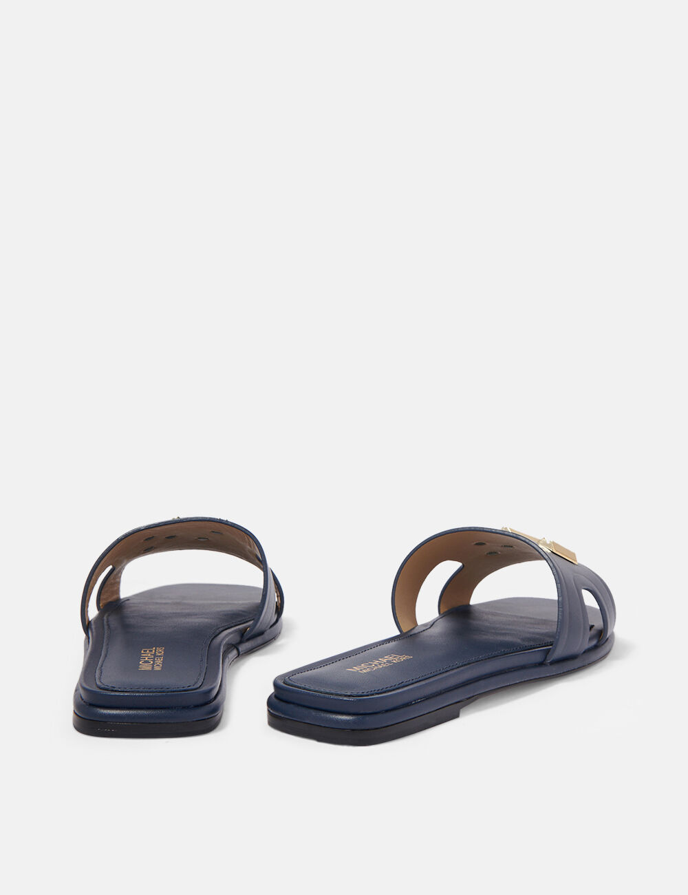 Michael kors kippy sales embellished leather slide sandal