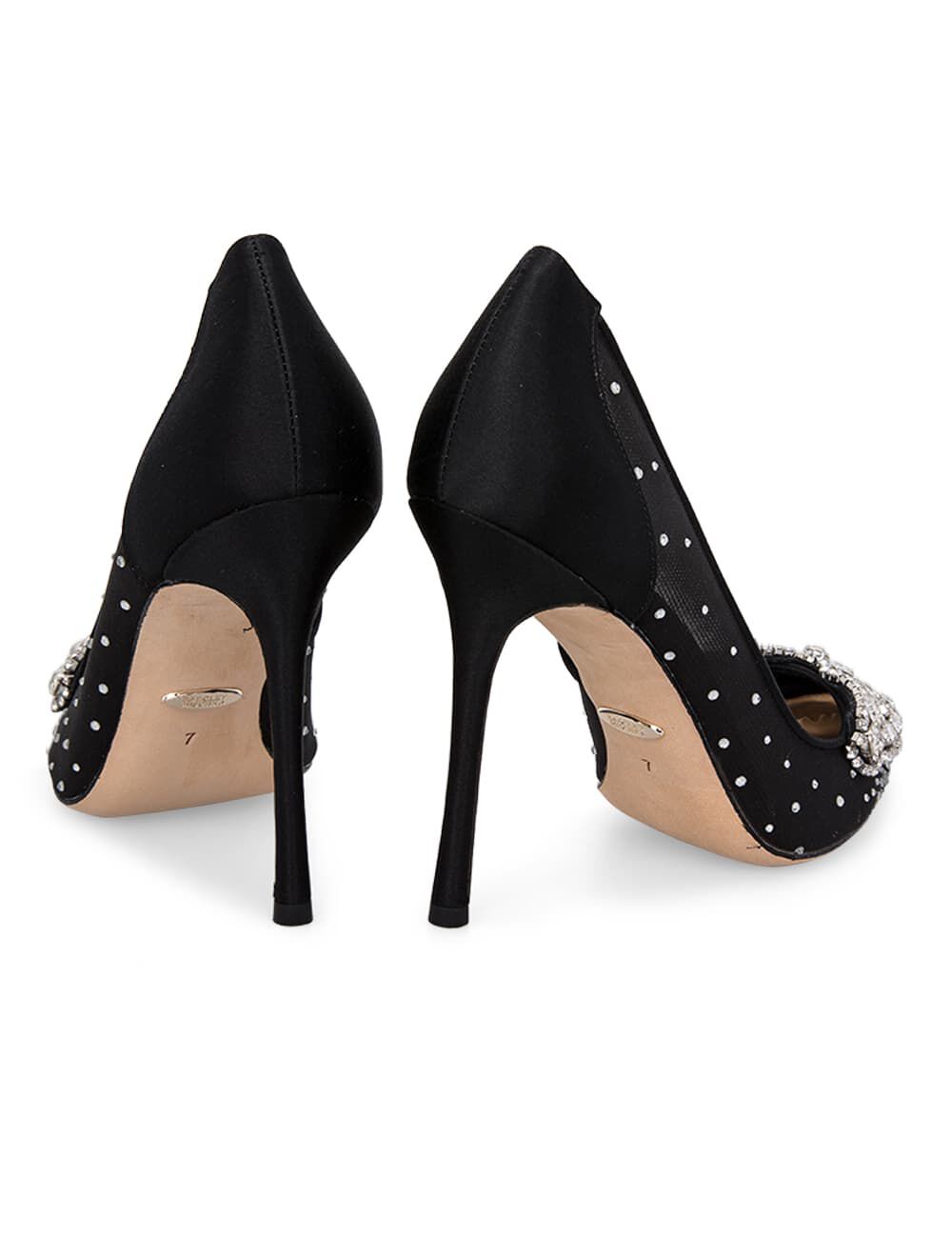 Quintana mesh embellished pumps hotsell