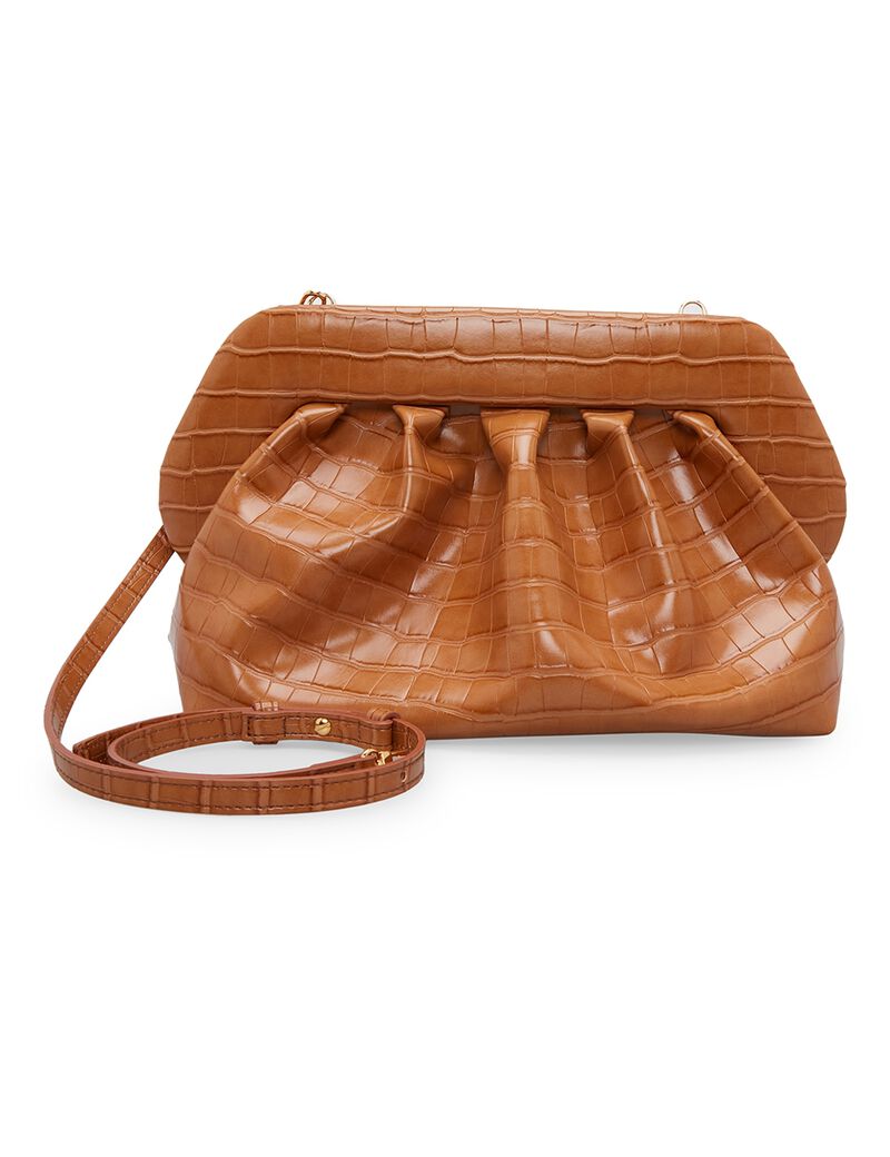 Bios Croco-Embossed Clutch Bag Bios Croco-Embossed Clutch Bag
