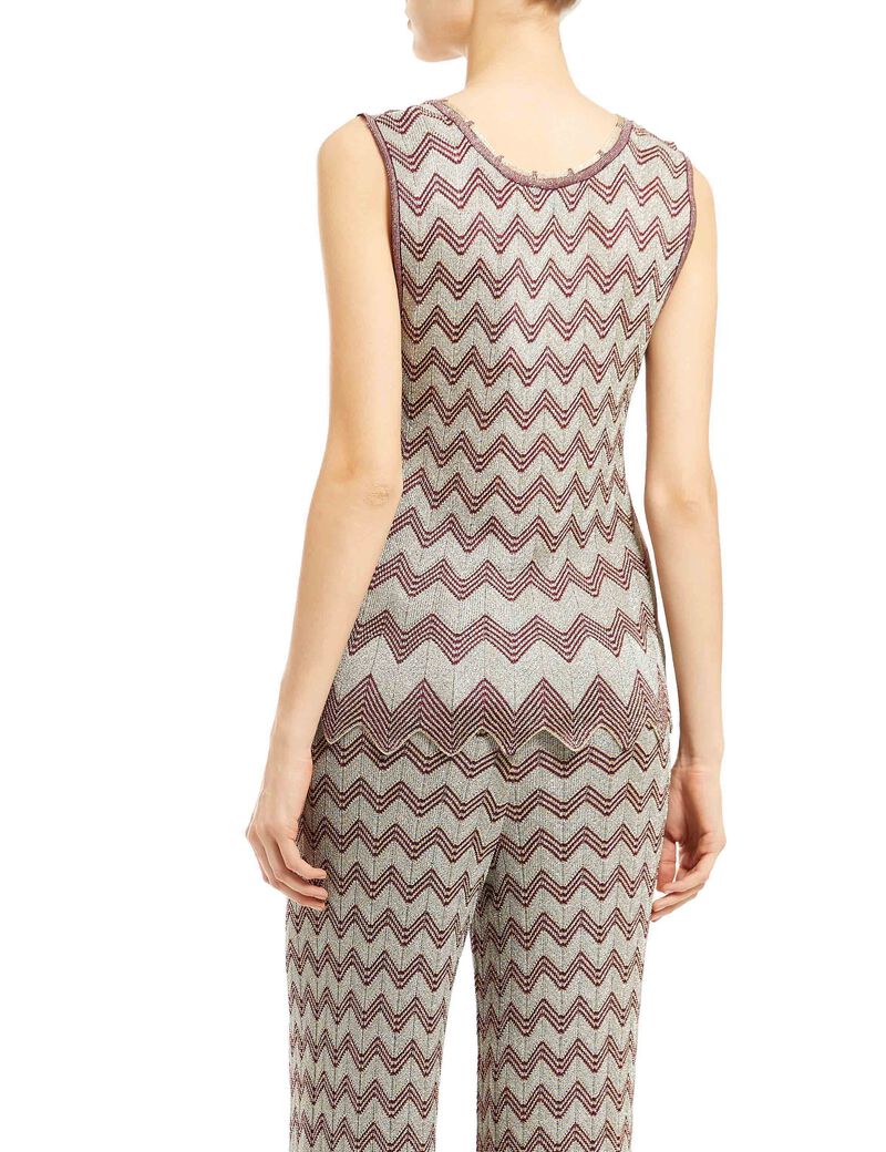 Knitted Zig-Zag Top Knitted Zig-Zag Top