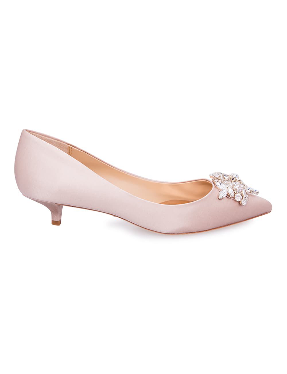Badgley mischka vail hotsell embellished kitten heel