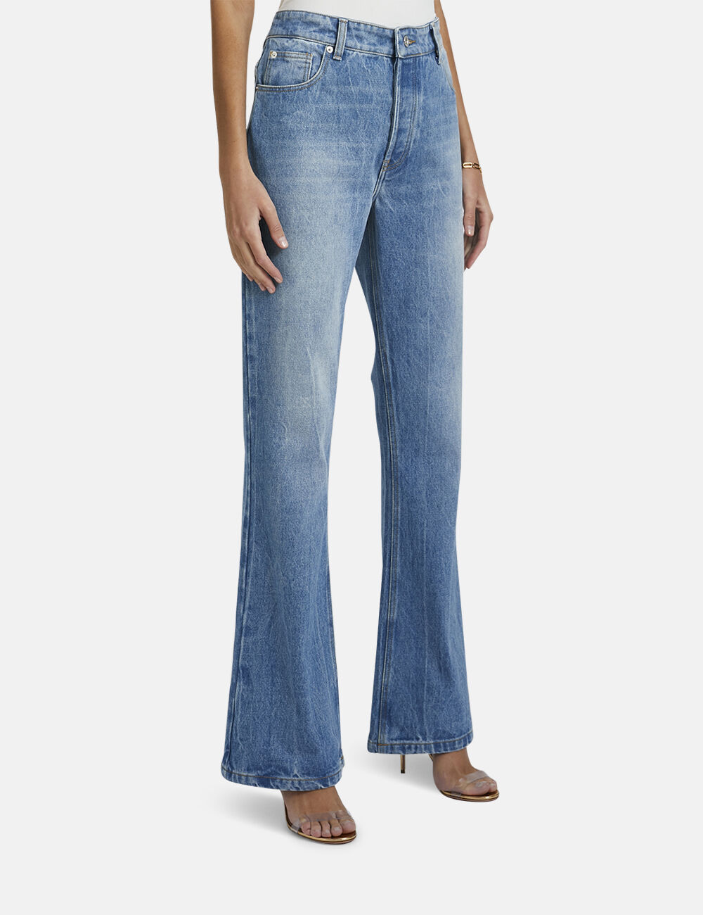 Flare top leg jeans