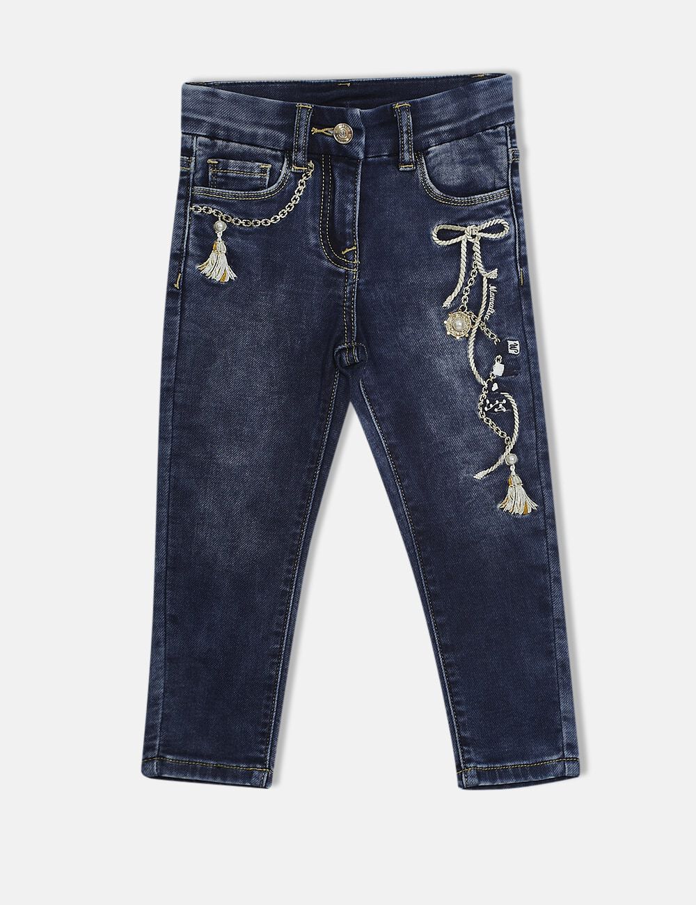 Jeans ricamati hotsell