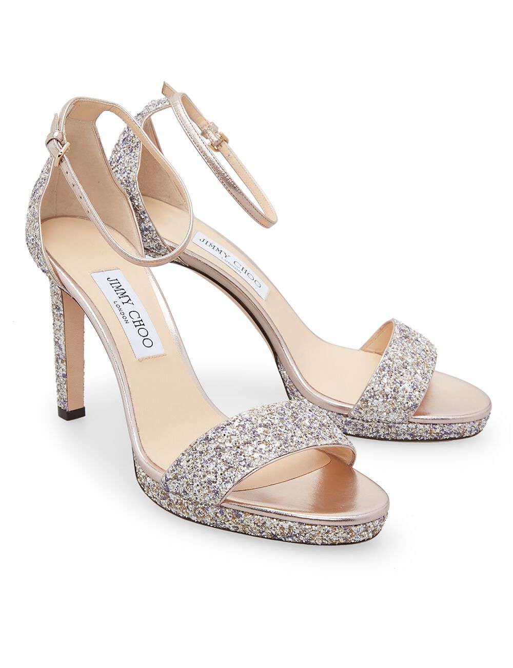 jimmy choo misty 100 glitter