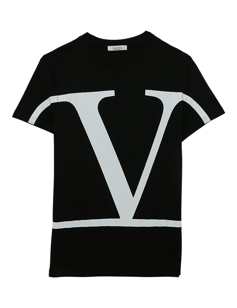 V Logo Cotton T-shirt V Logo Cotton T-shirt