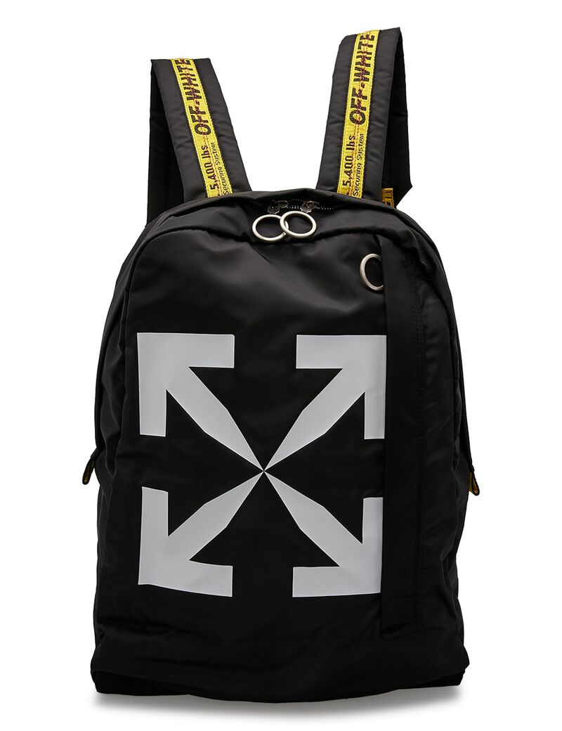 Arrow Print Backpack - Black Arrow Print Backpack - Black