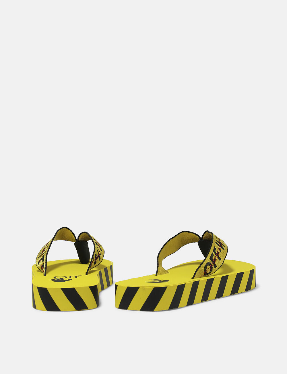 Off white best sale flip flops mens