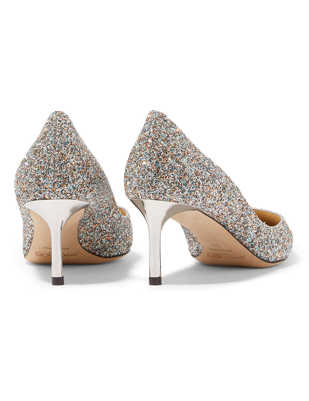 silver heels next day delivery