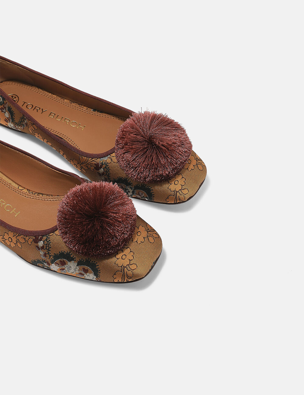 Pom pom ballet flats cheap