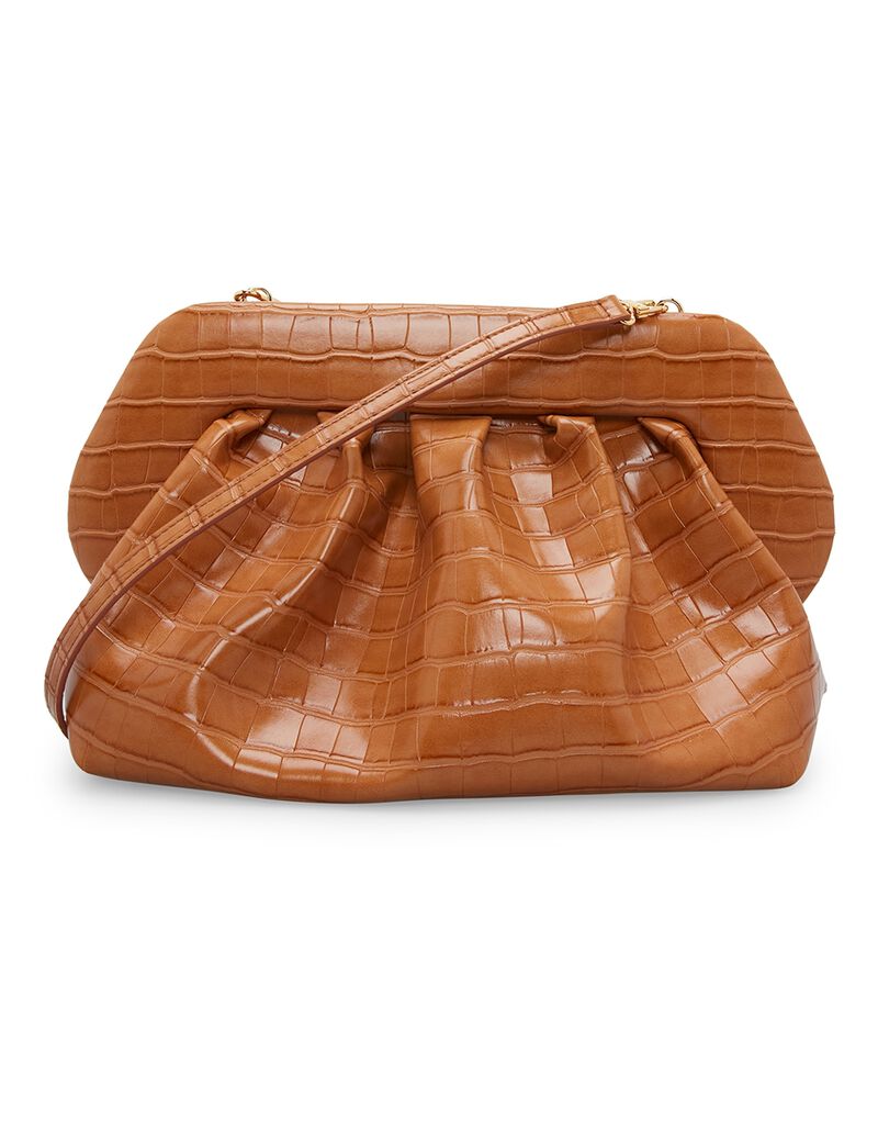 Bios Croco-Embossed Clutch Bag Bios Croco-Embossed Clutch Bag