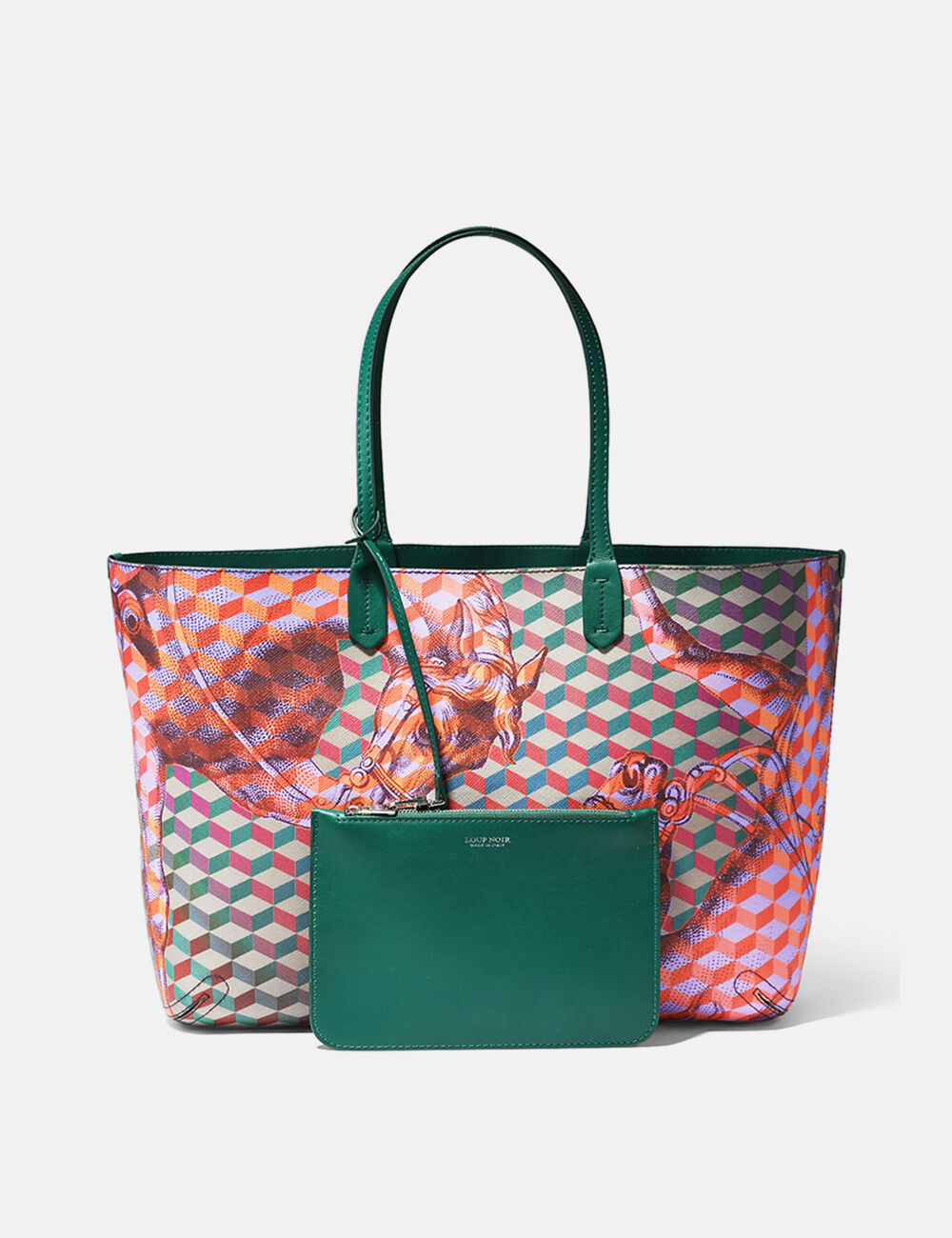 Cheval Print Small Shopper Tote Bag