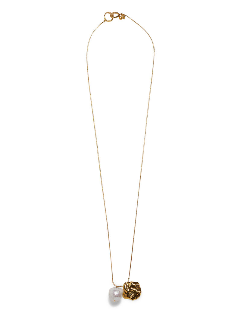 Gold Plated Waves Pearl Pendant Gold Plated Waves Pearl Pendant