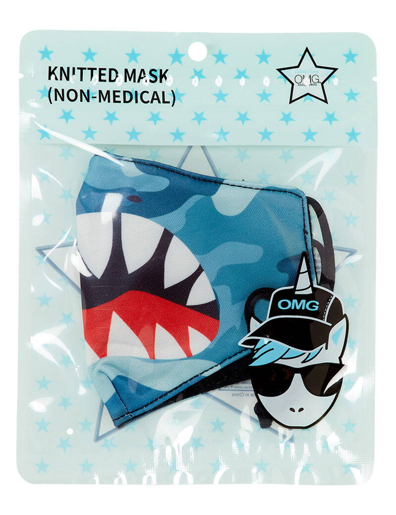 Shark Face Camo Face Mask Shark Face Camo Face Mask