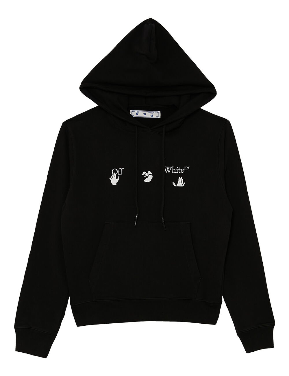 Off white clearance logo slim hoodie