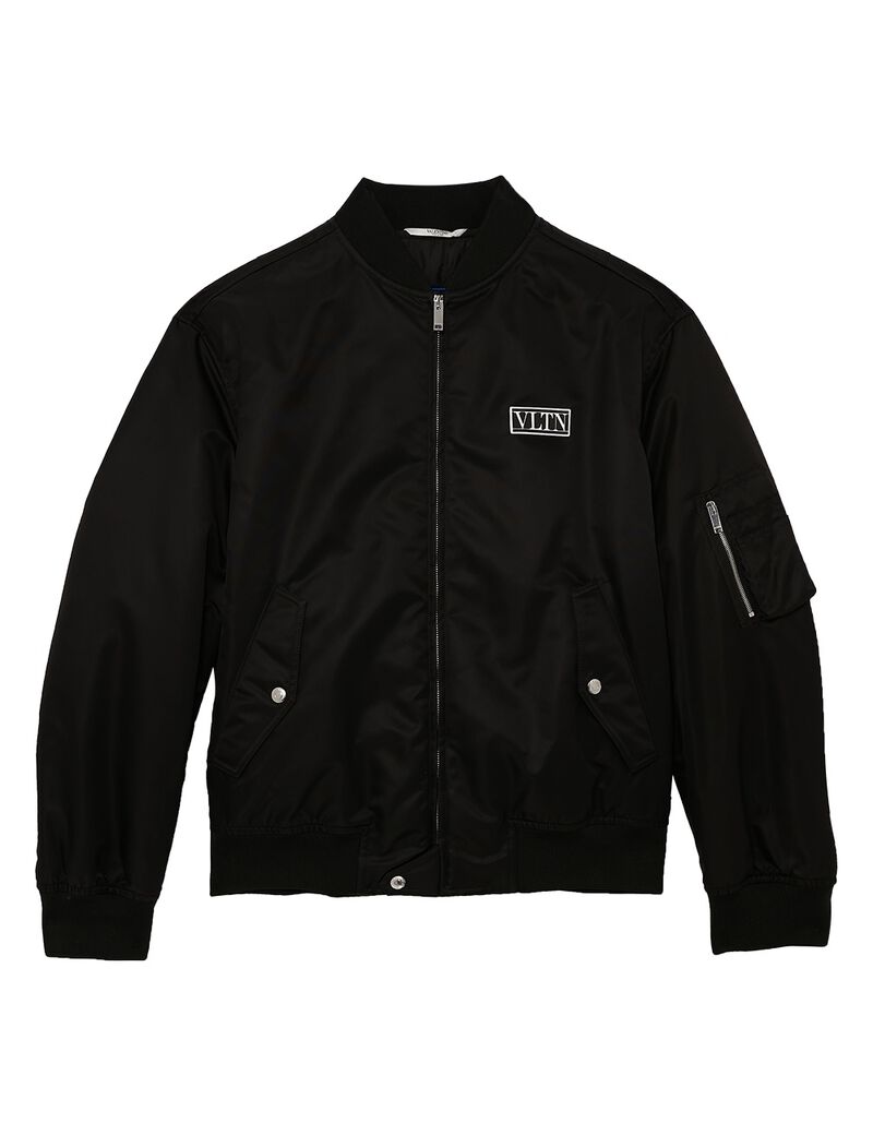 Nylon Bomber With VLTN TAG Nylon Bomber With VLTN TAG