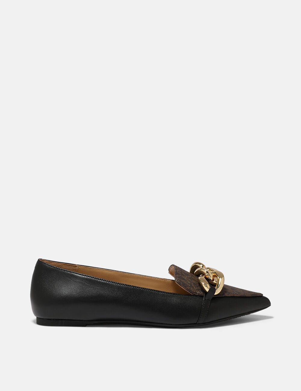 Michael kors black flat shoes online