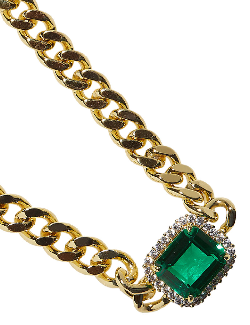 Emerald Stone Necklace Emerald Stone Necklace