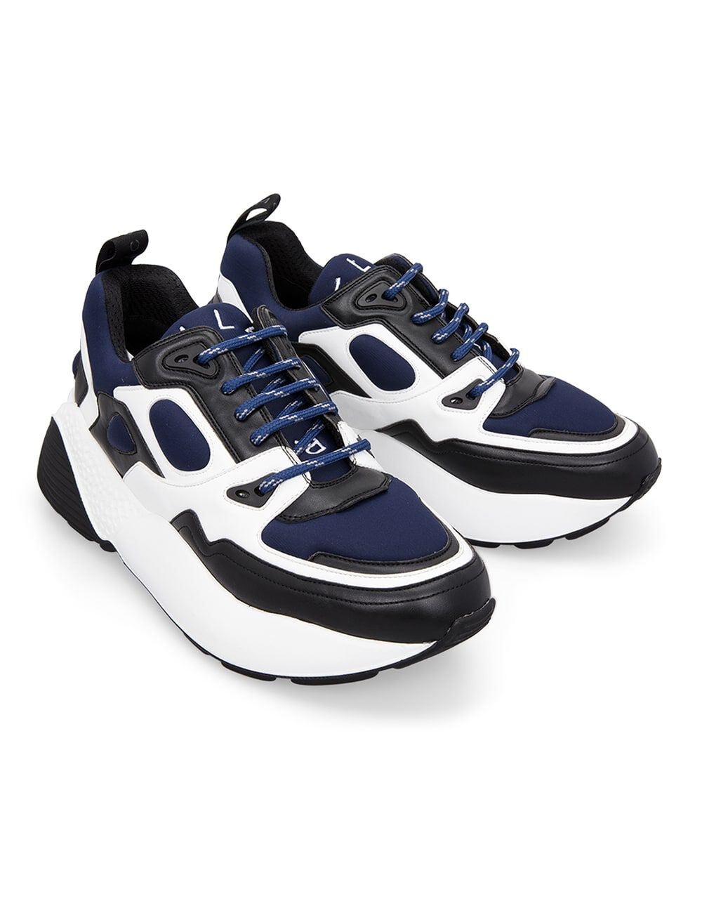 Tryano Shop Men Sport Shoes Blk Wht Dk Bl Wht Gr for 2330.00