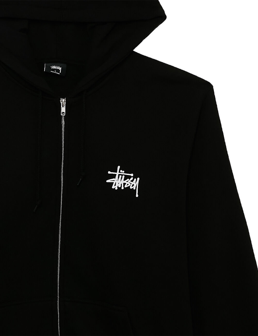 Stussy basic 2025 zip hoodie
