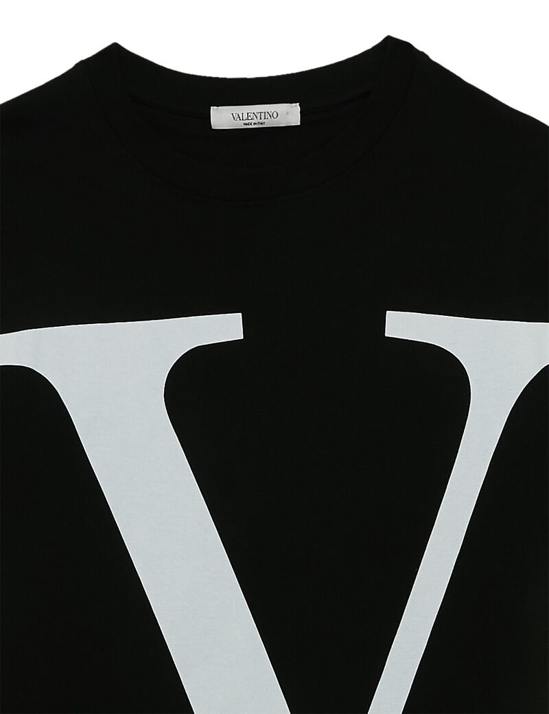 V Logo Cotton T-shirt V Logo Cotton T-shirt