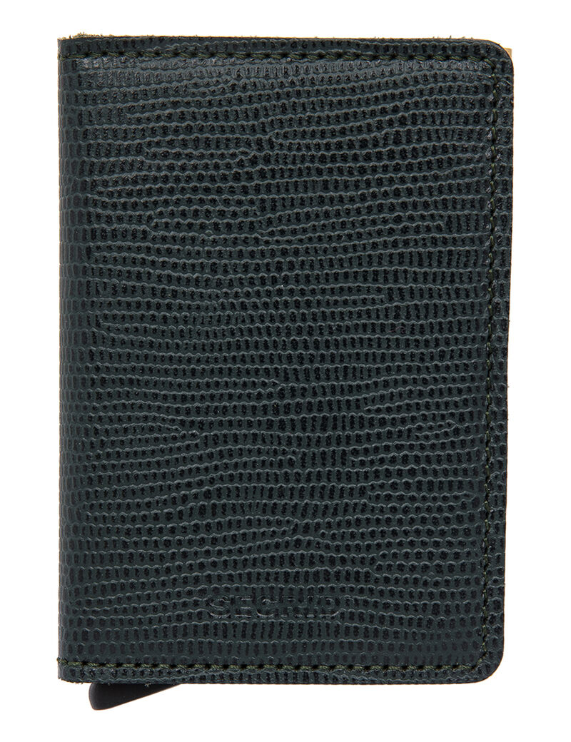 Slimwallet Sra -Green -Gold Slimwallet Sra -Green -Gold