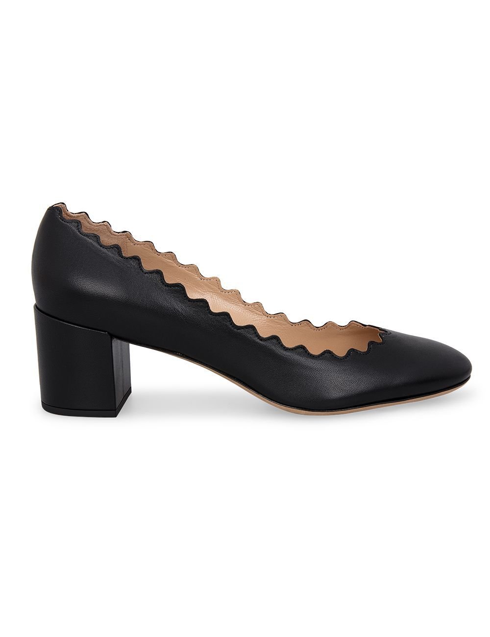 Tryano Shop Lauren Scalloped Block Heels Pumps for 224.814