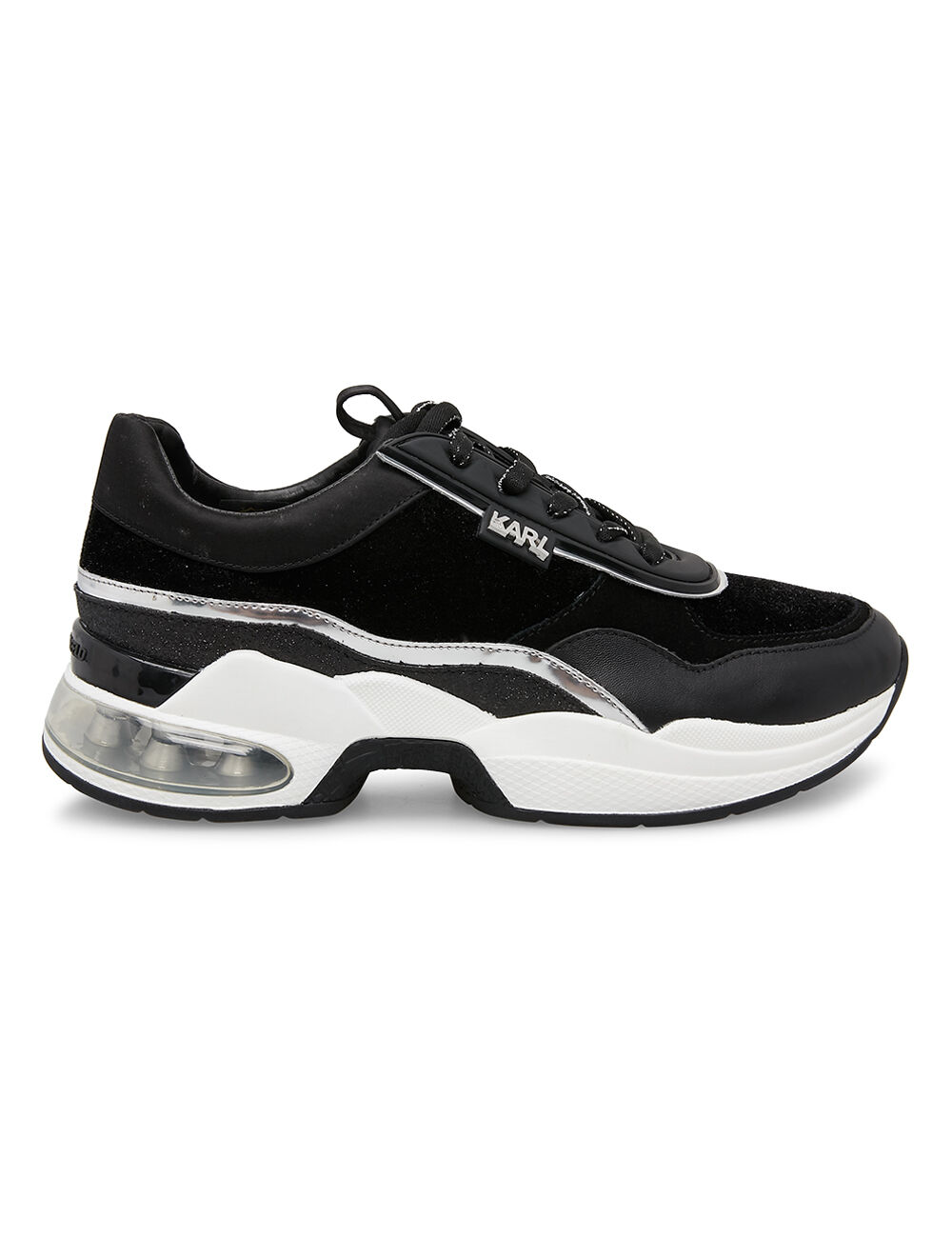Karl lagerfeld store velvet shoes