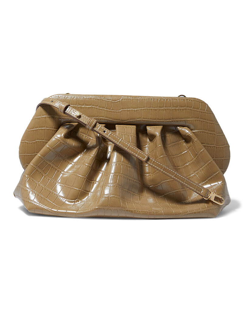 Bios Croc-Embossed Clutch Bag Bios Croc-Embossed Clutch Bag