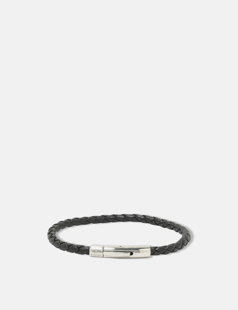 ELIO LEATHER BRACELET FOR MAN > WOVEN LEATHER RED – RODERER
