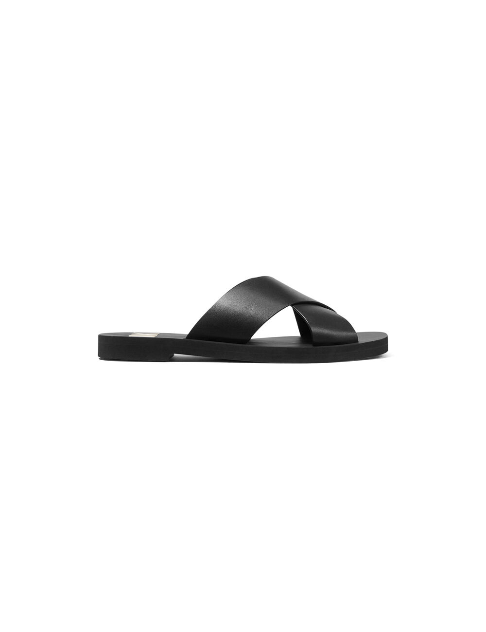 Glenda leather slide sandal shop