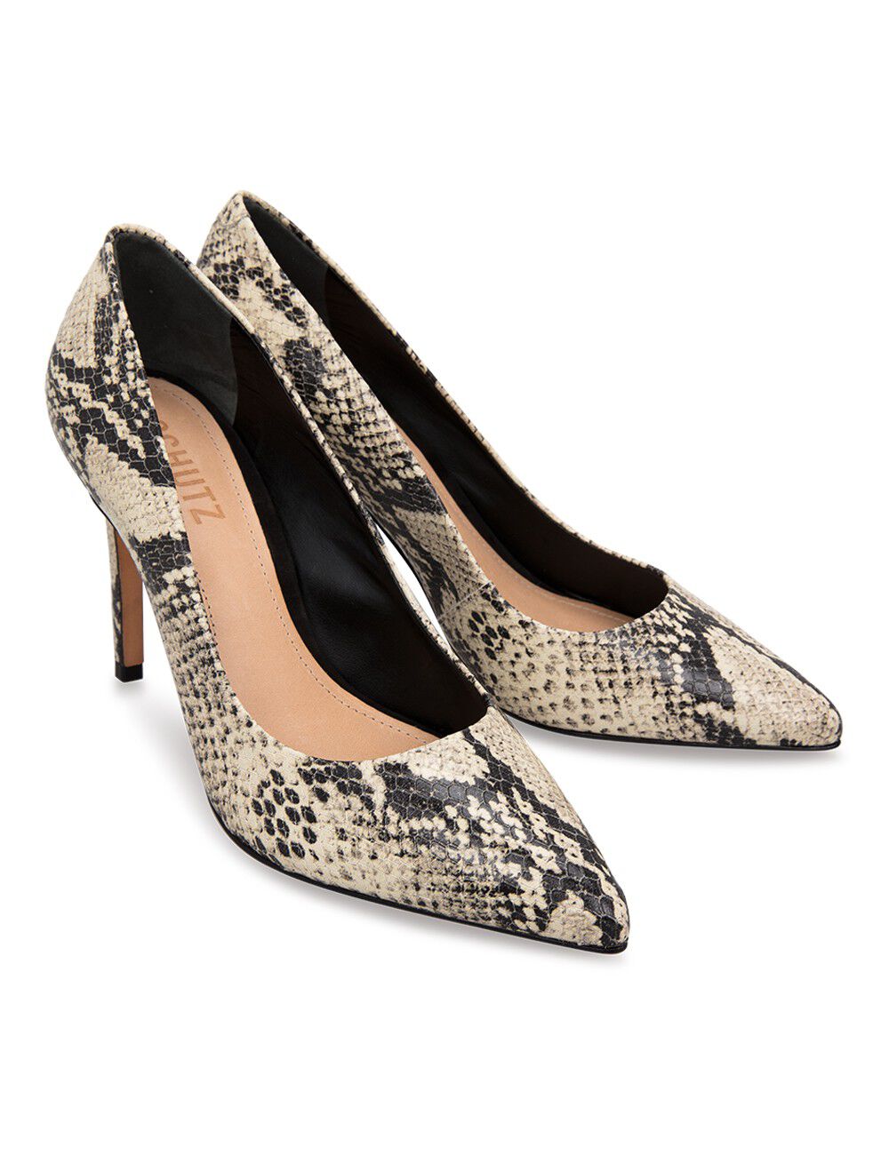 Snake print pumps sales