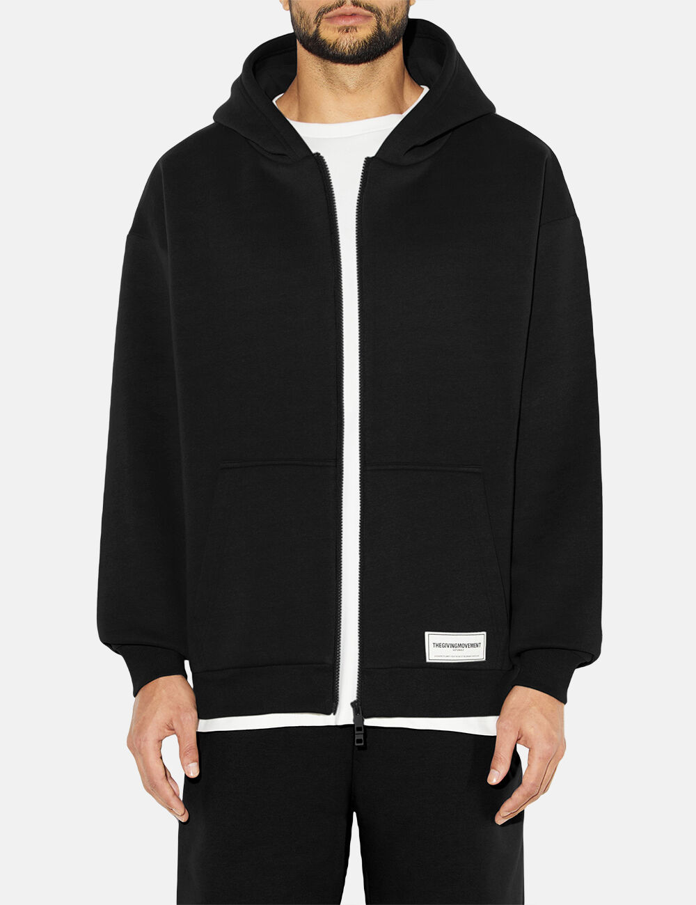 Organic new arrivals zip hoodie