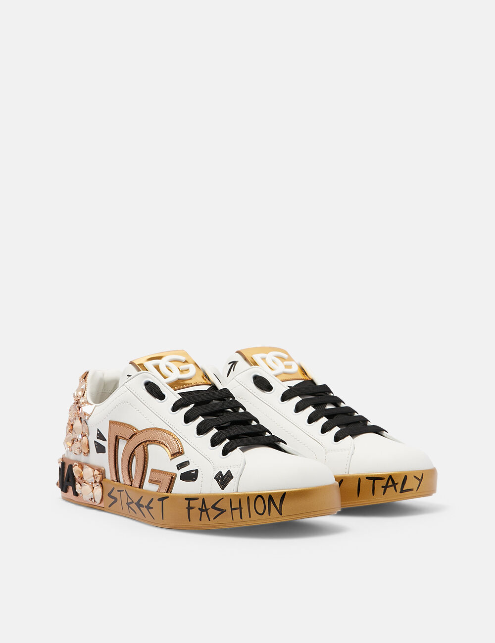 Printed Nappa Calfskin Portofino Sneakers Tryano BHR