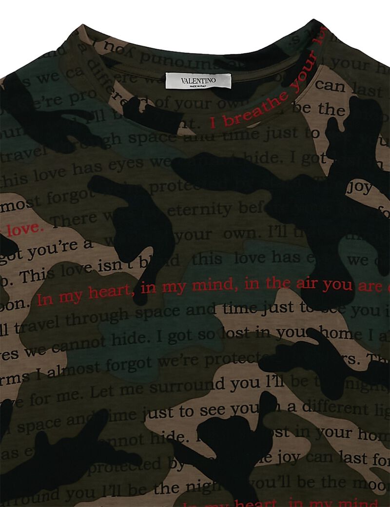 Tshirt Camou Poetry Tshirt Camou Poetry